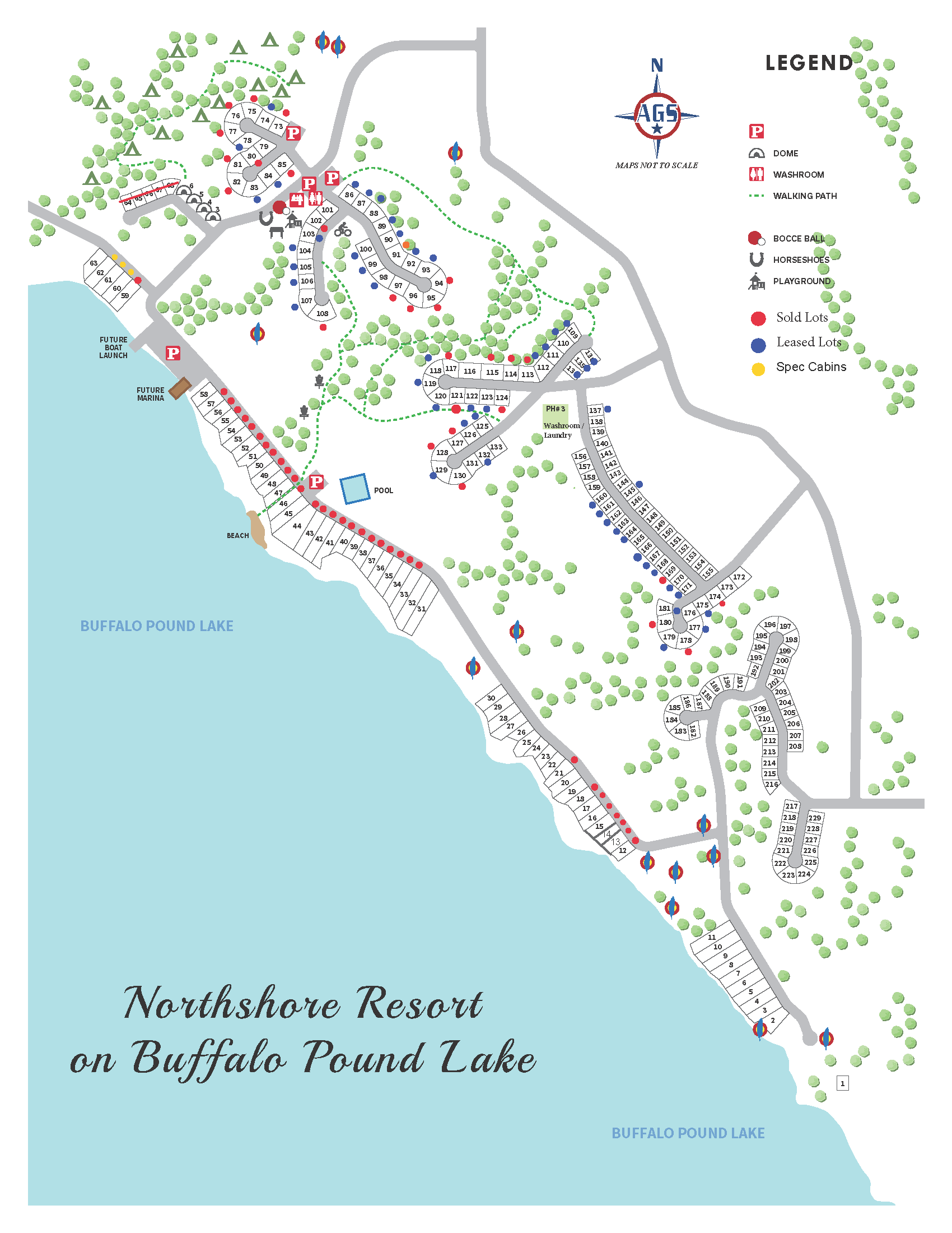 Buffalo Pound Northshore Map